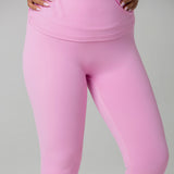 High Waisted Bubblegum Leggings