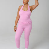 Halter Neck Bubblegum Top