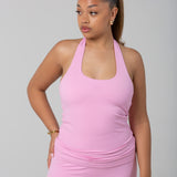 Halter Neck Bubblegum Top