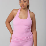 Halter Neck Bubblegum Top