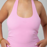 Halter Neck Bubblegum Top