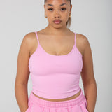 Cropped Bubblegum Top