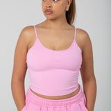 Cropped Bubblegum Top