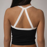 Summer Black Crop Top