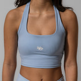 Powder blue Halter Neck Top