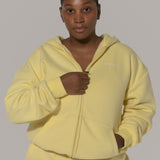 Basic Yellow Zip Up