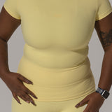 Basic Yellow Tee