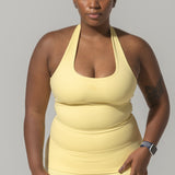 Halter Neck Yellow Top