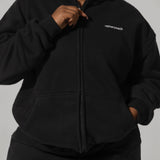Basic Black Zip Up