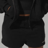 Basic Black Jogger Shorts