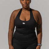 Halter Neck Black Top