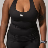 Halter Neck Black Top