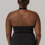 Halter Neck Black Top