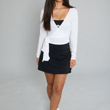 pearl wrap top