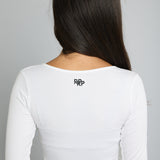 pearl wrap top