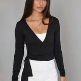 onyx wrap top