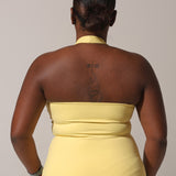 Halter Neck Yellow Top